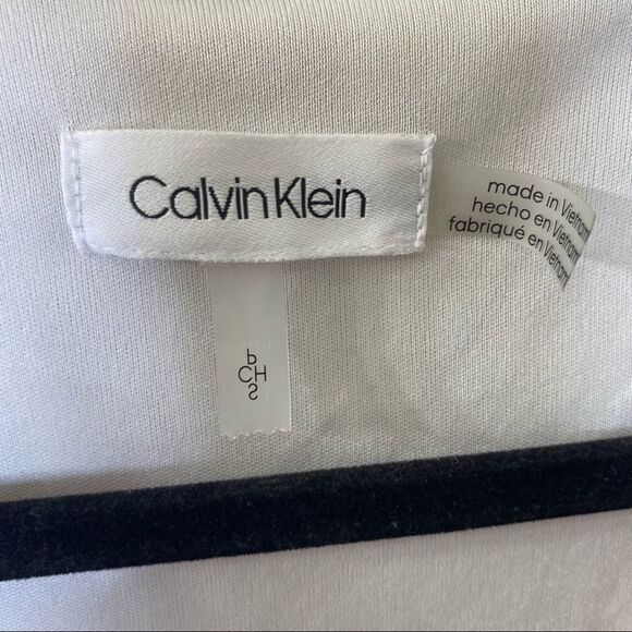 Calvin Klein Boho Ruffle Floral Embroidered Peasant Dress Sz S - Picture 6 of 7